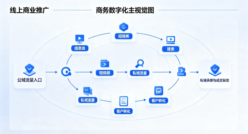 阳高县线上商业推广怎么做？全域流量闭环搭建与低成本转化实战指南